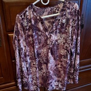 Elegant Paisley Women's Top